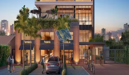 Apartamento quarto e sala com varanda gourmet 29,32m2 no Urban Carminho das Arvores