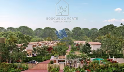 Casa duplex em condomínio 2 ou 3 suítes com 260m2 de área total em Praia do Forte