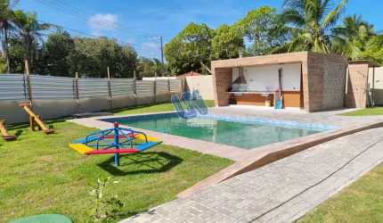 Village com 3/4 sendo uma suíte térreo novo na Praia do Surf em Itacimirim