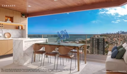 Rivê Apartamento 3 quartos sendo 1 suíte com varanda gourmet 97m2 no Rio Vermelho