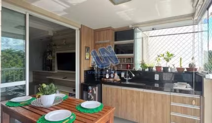 Apartamento 2/4 sendo uma suite, 2 vgas, 67m², total infraestrutura.