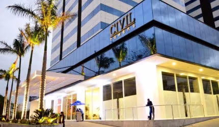 Loja comercial no Civil Tower com mezanino 136,78m2 Costa Azul