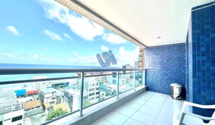 Apartamento quarto e sala com vista mar na Barra com 49m2