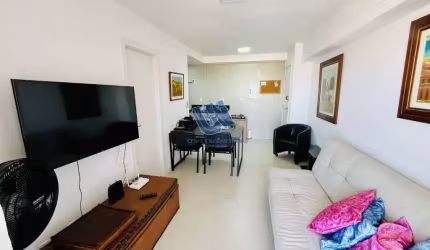 Premium Stella Maris apartamento quarto e sala mobiliado com varanda 46,18m2 em Stella Maris