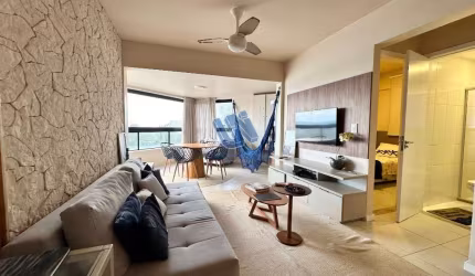Apartamento mobiliado 2 Quarto sendo 1 suíte com Vista Mar 60m2 no Rio Vermelho