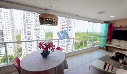 Apartamento semimobiliado 3 suítes sendo 1 master com closet 110m2 em Patamares