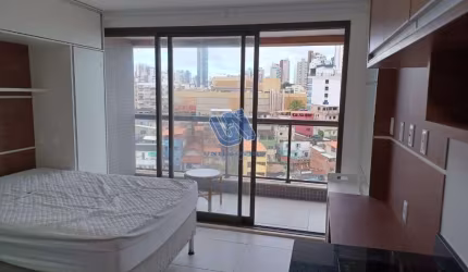 Apartamento para alugar tipo STUDIO com varanda e vista mar 22m2 na Barra