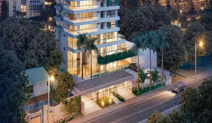 Mirat Martins de Sá 4 suítes com varanda gourmet e vista mar 253m2 no Horto Florestal