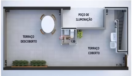 Cobertura Sem Condomínio no Bairro Vila Cecília Maria em Santo André