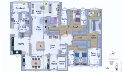 Apartamento no Bairro Nova Petrópolis em São Bernardo do Campo