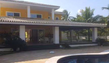 venda Casa frente mar decorada acesso a praia de Busca Vida grande Salvador  camaçari  Belissima