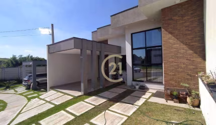 Casa com 3 dormitórios à venda, 111 m² por R$ 855.000,00 - Condomínio Vila Paraty - Indaiatuba/SP