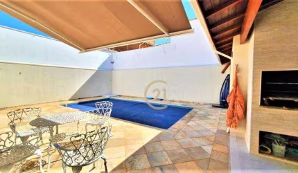 Casa com 4 dormitórios para alugar, 277 m² por R$ 8.445,00/mês - Chácara Areal - Indaiatuba/SP