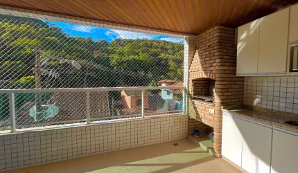 Apartamento 90m² com 2 quartos sendo 1 suíte na Praia das Toninhas Ubatuba