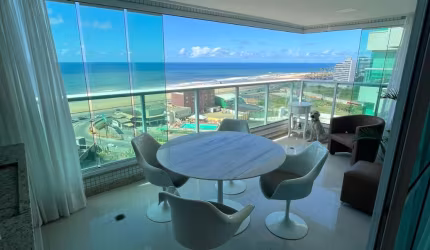 Apartamento 3/4 com Suíte e Varanda Gourmet na Praia de Armação – 109m²