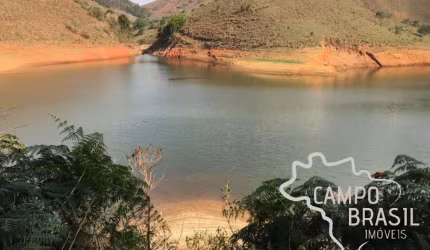 Lindo sítio na beira da represa! Estuda permuta no litoral.
