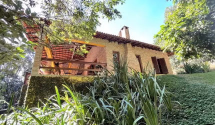 CO00386 - CASA ESTILO RUSTICO EM CONDOMÍNIO FECHADO RESTINGA VERDE, SÃO ROQUE - SP.