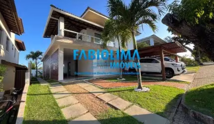 Excelente casa, condomínio fechado na estrada do coco