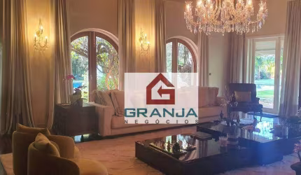 Casa com 5 Suítes, 1200 m² - venda por R$ 7.420.000 ou aluguel por R$ 43.103/mês - Jardim Mediterrâneo - Cotia/SP