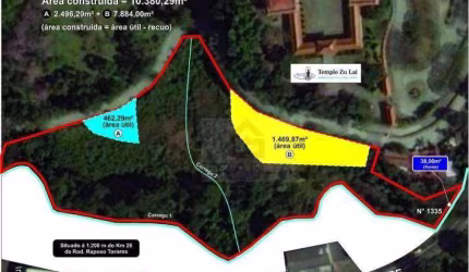Área à venda, 14 m² por R$ 5.900.000,00 - Granja Viana - Cotia/SP