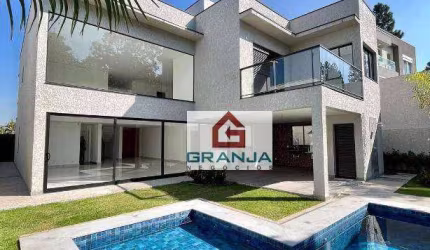 Casa com 4 dormitórios à venda, 416 m² por R$ 4.200.000,00 - Granja Viana - Alphaville Granja Viana - Carapicuíba/SP