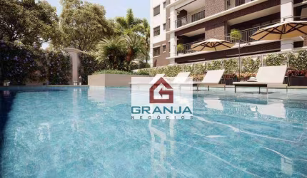 LANÇAMENTO Cond. MONET - ALTO PADRÃO na Granja Viana, Apto. Garden 125 m² - 2 vagas por R$1.065.000,00