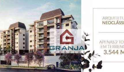 LANÇAMENTO Alto PADRÃO, Cond. MONET na Granja Viana - Cobertura Duplex, 154,28 m² - 2 Vagas por R$1.311.000,00