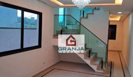 Casa Nova com 3 dormitórios/01 suíte à venda, 109 m² por R$ 699.000 - Terra Nobre - Cotia/SP