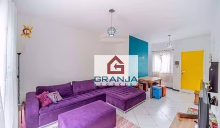 Excelente Casa com 2 Suítes Semi Isolada  à venda, 92 m² por R$ 456.000 - Paisagem Renoir - Cotia/SP