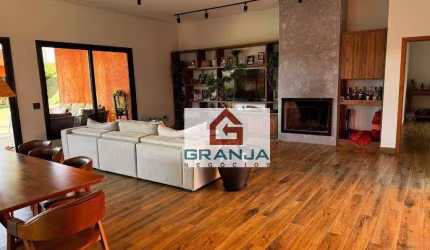 Casa Térrea Moderna e PORTEIRA FECHADA, com 3 suítes à venda, 420 m² por R$ 2.200.000 - Paysage Clair - Vargem Grande Paulista/SP