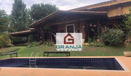 Belíssima Casa Terrea com 4 suítes, 450 m² - venda por R$ 3.680.000 ou aluguel por R$ 16.885/mês - Palos Verdes - Cotia/SP