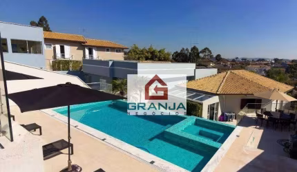 Maravilhosa Casa com 4 Suítes, Piscina, Academia privativa para alugar, 260 m² por R$ 11.372/mês - Granja Viana - São Paulo II - Cotia/SP