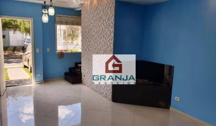 Casa com 2 suítes com closet, lareira, churrasqueira à venda por R$ 460.000 - Viva Vida Residencial - Cotia/SP