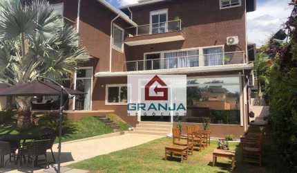 Incrível Casa de Alto Padrão com 05 Suítes, PORTEIRA FECHADA! à venda, 510 m² por R$ 3.500.000 - Parque das Artes - Embu das Artes/SP