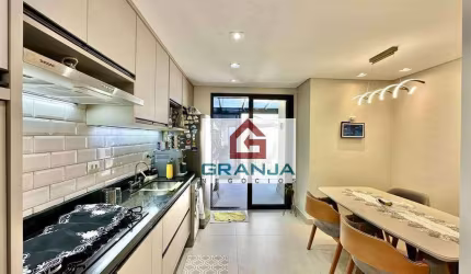 Incrível e Privativo! Loft c/ 2 suítes, climatizada, varanda e cozinha gourmet, escritório! à venda, 169 m² por R$ 1.350.000 - Granja Viana - Cotia/SP