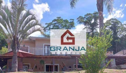 Linda Casa com 3 dorms/1sts, piscina, churrasqueira! à venda, 300 m² por R$ 960.000 - Granja Viana - Cotia/SP