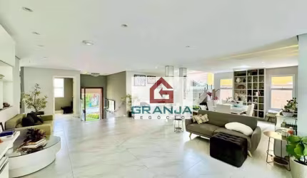 Imóvel de Alto Padrão com 3 suítes, living para 6 ambientes, climatizada, gourmet! à venda, 489 m² por R$ 1.990.000 - Nova Higienópolis - Jandira/SP