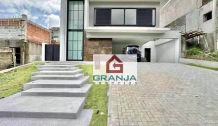 Incrível Imóvel 0 km, 3 suítes, integrado, gourmet! com 3 dormitórios à venda, 303 m² por R$ 2.880.000 - Granja Viana - Vintage - Embu das Artes/SP
