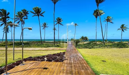Lote residencial a venda na segunda fese de Alphaville Guarajuba - Bahia. O único da marca frente mar.