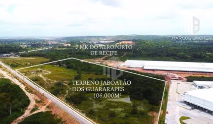 Terreno com Vocação Logística à Venda em Jaboatão dos Guararapes, Muribeca | 106.000m² | Próximo ao Aeroporto e Porto
