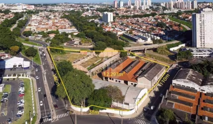 Terreno com Vocação Residencial e Comercial em Zona de Alta Densidade – Campinas/SP  | Frente para 3 Ruas