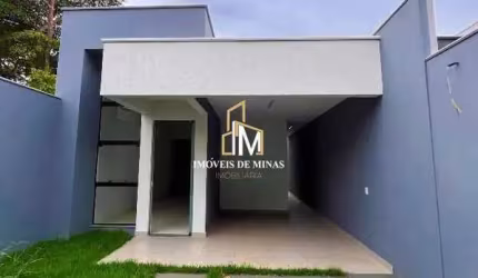 Casa á venda com 03 quartos sendo 01 suíte, terreno de 180m² em Igarapé MG!