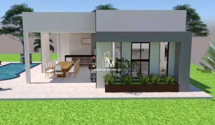 Chácara à venda com 3 quartos, sendo 1 suíte, terreno 1.000m² em Mateus Leme-MG.