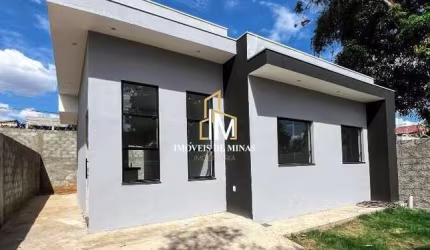 Casa á venda com 03 quartos sendo 01 suíte, terreno de 186m² em Igarapé MG!