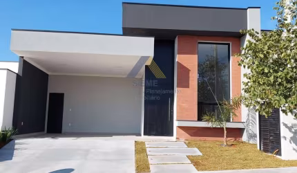 Casa em Condomínio para Venda em Porto Feliz, Portal Ville Flamboyant, 3 dormitórios, 1 suíte, 2 banheiros, 4 vagas