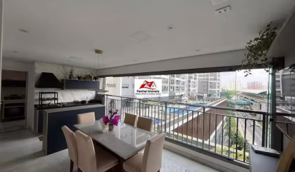 Apto mobiliado de 121m² com 3 suites, 2 vagas, varanda gourmet, alto padrão, lazer completo por 1.300.000,00 (Porteira fechada) - V. Independência/SP