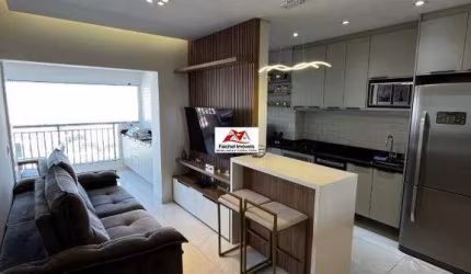 Oportunidade única na Móoca. Apto de 75m² com 2 dorm., 2 banheiros e 1 vaga, pronto para morar, 100% mobiliado e lazer completo por 999.000,00.