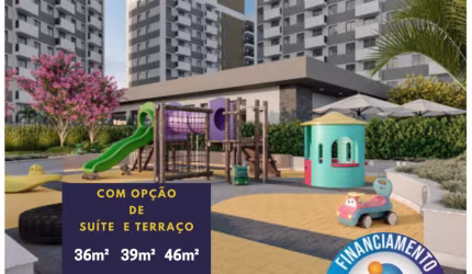 Lançamento 2 dormitórios no City América opções de suíte e terraço