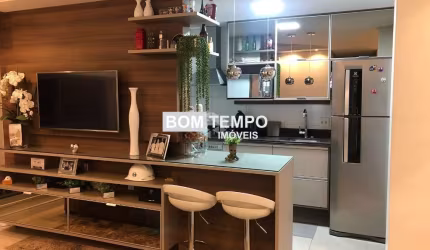 100% mobiliado. 2 dorm. 1 vaga escriturada.