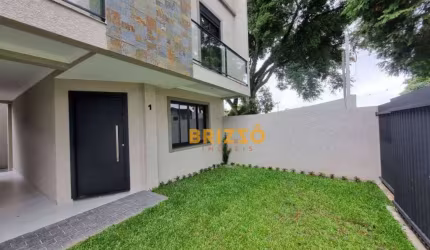Sobrado com terraço e 3 dormitórios, sendo 1 suíte à venda, 133 m² por R$ 795.000 - São Braz - Curitiba/PR